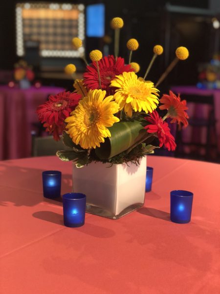 centerpieces at corporate event